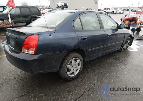 2005 Hyundai Elantra Gls/Gt из США, поврежденный, VIN KMHDN46DX5U001950